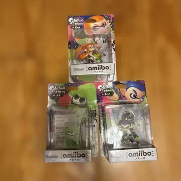 Nintendo Splatoon amiibo 3체 세트