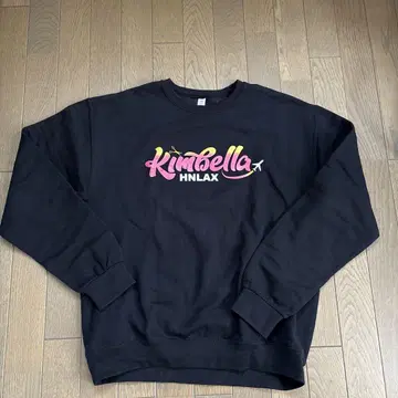 하와이 Kimbella HNLAX 블랙 맨투맨
