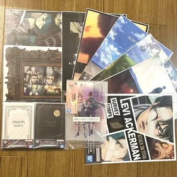 진격의 거인 제일복권 땅울림 E상 아크릴 보드 심장을 바쳐라 F G H