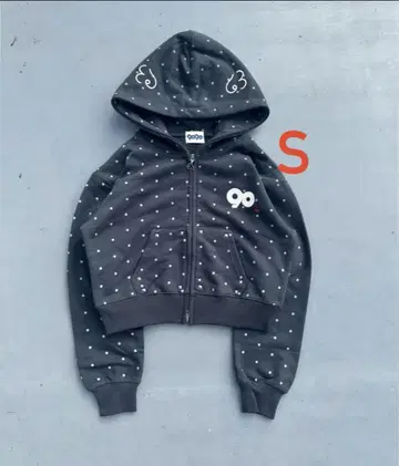 9090 Angel Dot Zip Hoodie