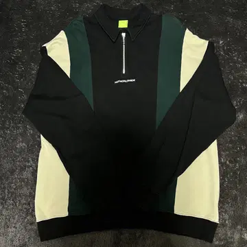 HUF / BLOCKED ZIP POLO FLEECE / 하프 지퍼
