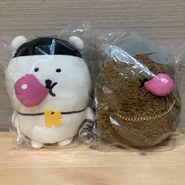 나가노 캐릭터 DJ 곰 래퍼 두더지 고로케 봉제 인형