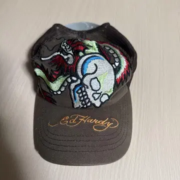 Ed Hardy 스컬 자수 캡 빈티지