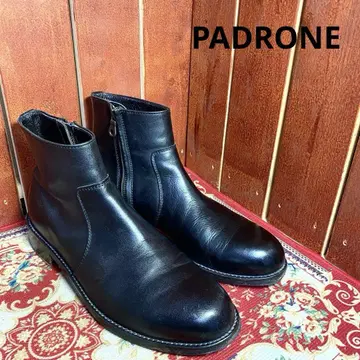 PADRONE 사이드 지퍼 부츠 블랙 41