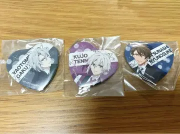 아이나나 ufotable 마치아소비 카페 캔뱃지 TRIGGER 3개 세트
