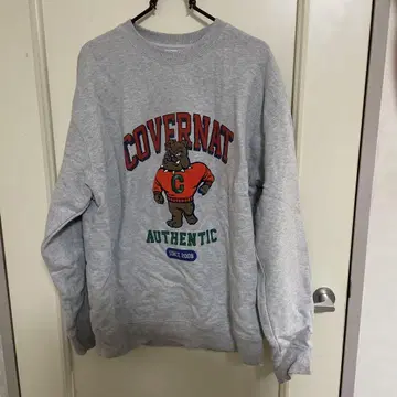 COVERNAT 그레이 맨투맨 트레이닝복
