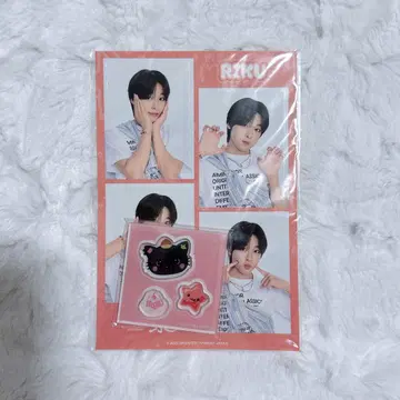 NCTWISH WISH제 리쿠 4컷 사진 + 아크릴 스티커
