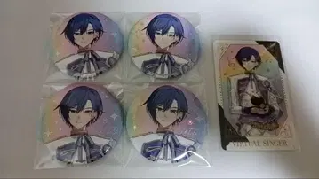 프로세카 5주년 감사제 캔뱃지 그리팅 카드 KAITO