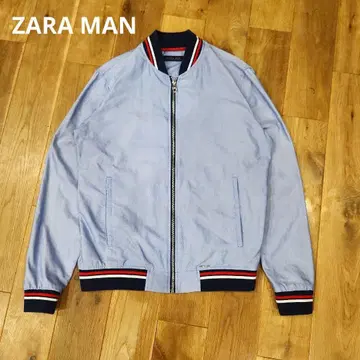 새상품급 ZARA MAN 얇은 소재 블루종 자켓 데님