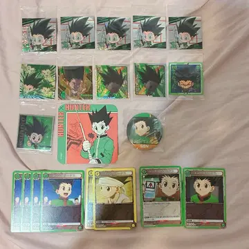 곤 프리크스 헌터헌터 HUNTER x HUNTER 캔뱃지 씰