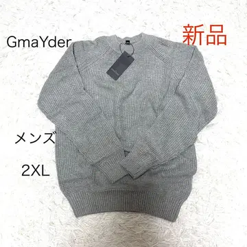 [ 무료배송 ] GmaYder 남성용 니트 스웨터 2XL 새상품 그레이