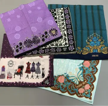 ANNA SUI 손수건 4개 세트