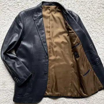 양가죽 새상품급 XL 사이즈 g-stage 테일러드 자켓 네이비