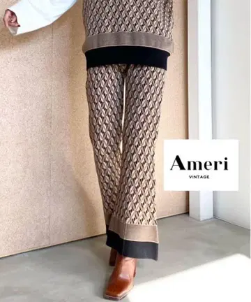 인기! [ Ameri ] MODERN KNIT PANTS 니트 팬츠