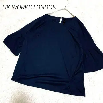 HK WORKS LONDON 네이비 칠부 소매 튜닉 S 사이즈