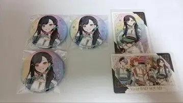 프로세카 5주년 감사제 오로라 금박 캔뱃지 그리팅 카드 시로이시 안
