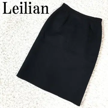 Leilian 레리안 울 스커트 블랙 9 B4955