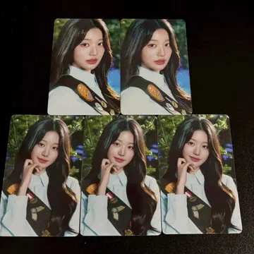IVE 원영 SCOUT 서울 콘 5장 랜티큘러 트레이딩 카드