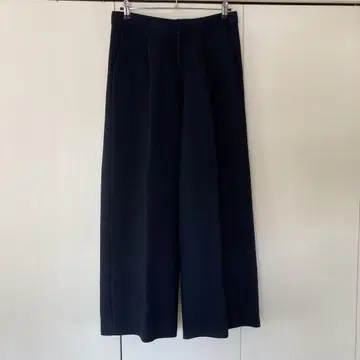 drawer 울 와이드 팬츠 네이비 사이즈 40