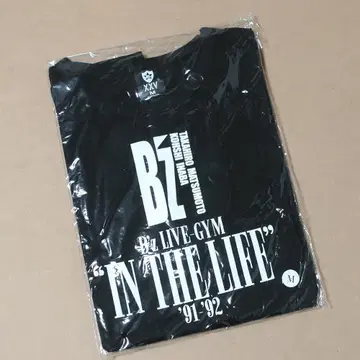 B'z 복각 T셔츠 IN THE LIFE 긴팔 롱 슬리브 공식 굿즈