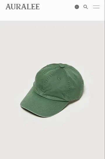 AURALEE PRODUCT DYED CAP KIJIMATAKAYUKI