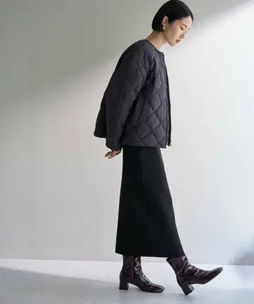 524y* 새상품급 UNFILO 앙피로 폴리에스테르 형태 I라인 스커트