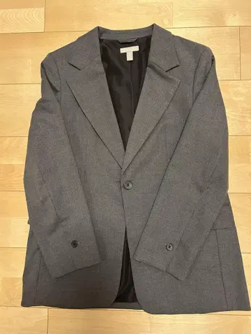 그레이 더블 브레스트 자켓 S 사이즈