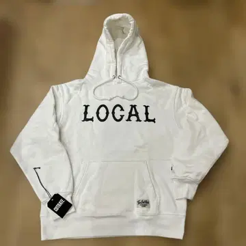 [ 컨디션 최상 ] 택 포함 cutrate LOCAL 후드티 화이트 L