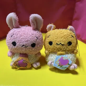 시나다 오히루네짱 토끼 곰 마스코트 키링 복숭아 금붕어 레트로