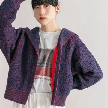 KBF JQ 세일러 카라 가디건 가을/겨울