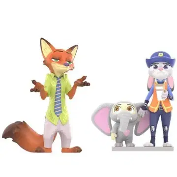 주토피아 Street Nick & Traffic Officer Judy