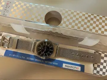 손목시계 자동 와인딩 스와치 밀리터리 워치 빈티지 새상품급 단종품