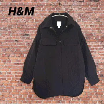 H&M 퀼팅 자켓 블랙 아우터 S