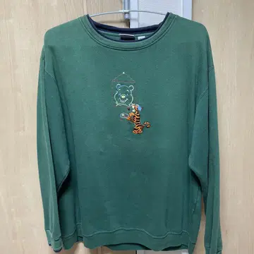 자수 트레이닝복 XL/EG 그린 디즈니