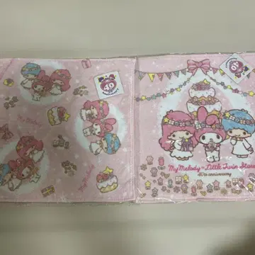 My Melody & Little Twin Stars 타월 40주년 기념