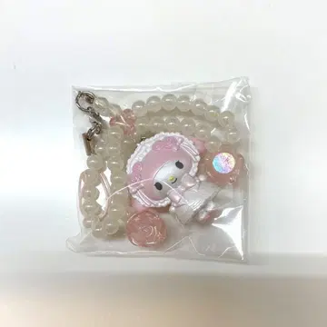 마이멜로디 산리오 화이트 프릴 디자인 시크릿 스트랩