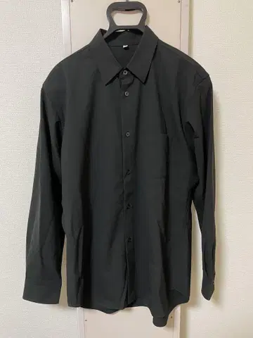 [ 익명 배송 ] MUJI 울 혼방 레귤러 카라 셔츠 M 사이즈