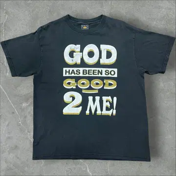 지저스 메시지 페이드 굿 레귤러 티셔츠