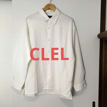 CLEL 그레일 긴팔 셔츠 화이트 S 사이즈