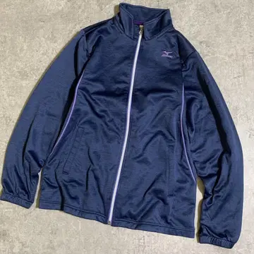 Mizuno 네이비 풀 지퍼 자켓 XL