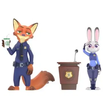 TOPTOY 주토피아 주디 & 닉 이야기 경찰관 세트
