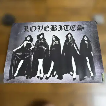 LOVEBITES 흑백 포스터