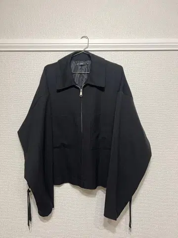 오버 사이즈 블랙 자켓