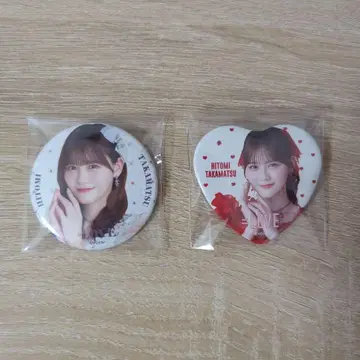 이코럽 타카마츠 히토미 캔뱃지