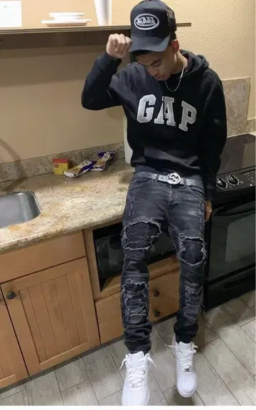 GAP 블랙 후드 부착 후드티 갭 s us uk drip
