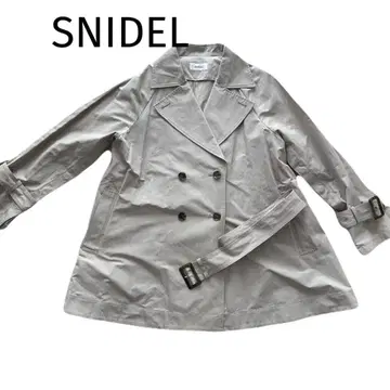 새상품급 SNIDEL 베이지 트렌치코트