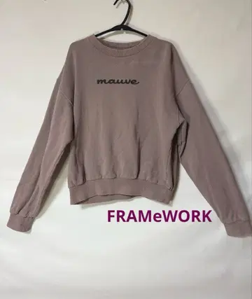 카네코 아야 x FRAMeWORK 맨투맨
