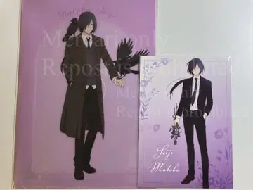 나츠메 우인장 마토바 세이지 엽서 클리어 파일 2개 세트