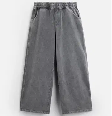 [새상품] [완판템] ZARA 자라 워시 가공 와이드 레그 조거 팬츠