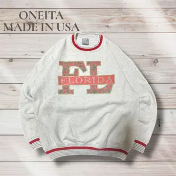 ONEITA 80s USA 빈티지 레트로 맨투맨 촌스럽지만 귀여운